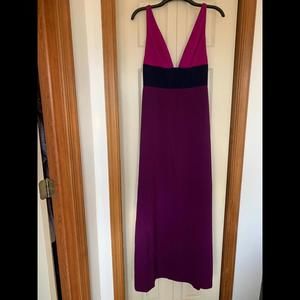 Jill Jill Stuart Womens Viola Colorblock Gown Size 4